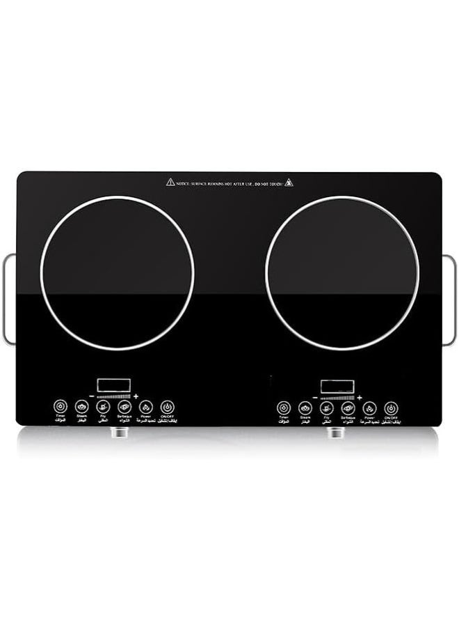 XVersion 7000W Double Electric Cooker with Adjustable Temperature, Induction Stove & Hot Plate, Durable Electric Burner with Handle, Ideal for Home Use – 1-Year Warranty (Black) - Image 5